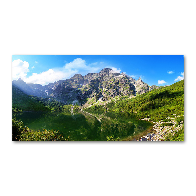 Foto obraz fotografie na skle Morské oko Tatry