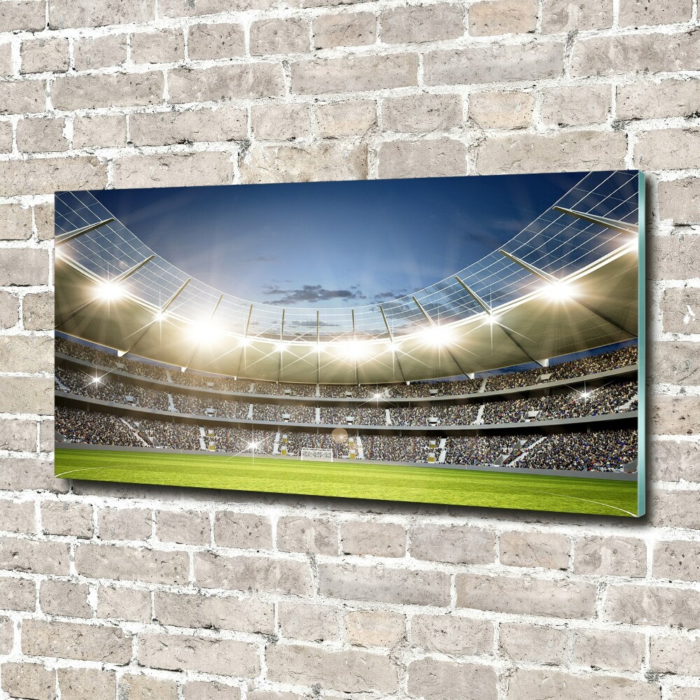 Fotoobraz sklenený na stenu do obývačky štadión