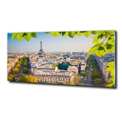 Fotoobraz na skle Paríž