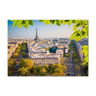 Fotoobraz na skle Paríž
