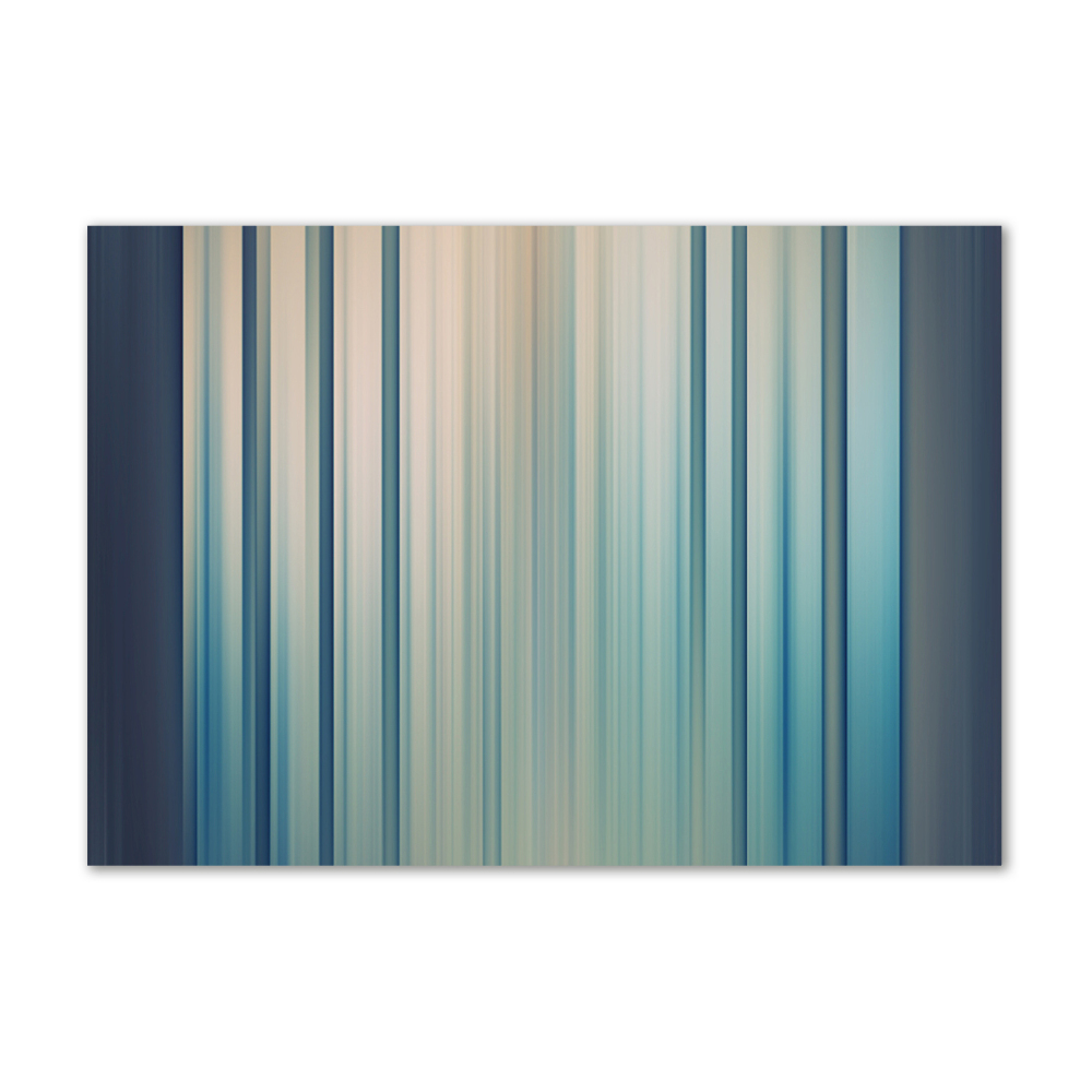 Foto obraz sklo tvrzené modré pásky