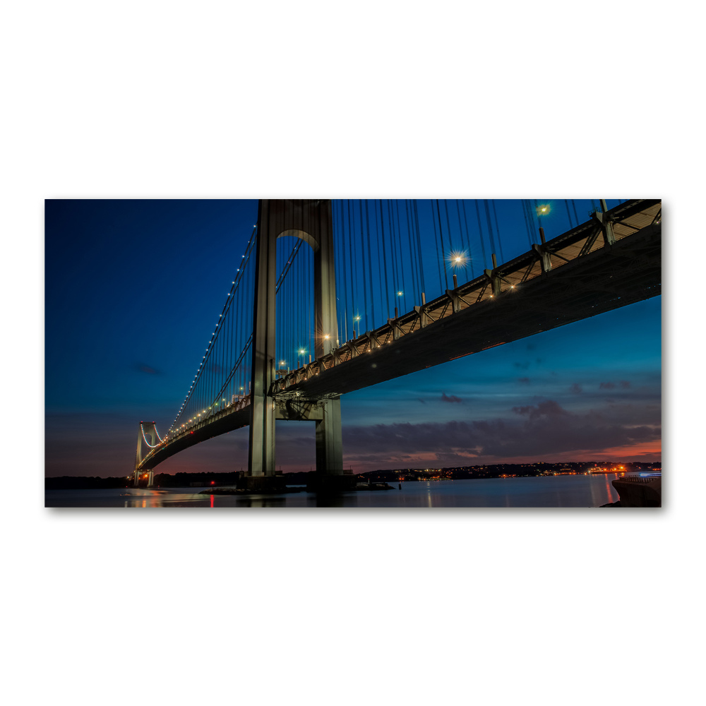 Foto obraz fotografie na skle Brooklynský most