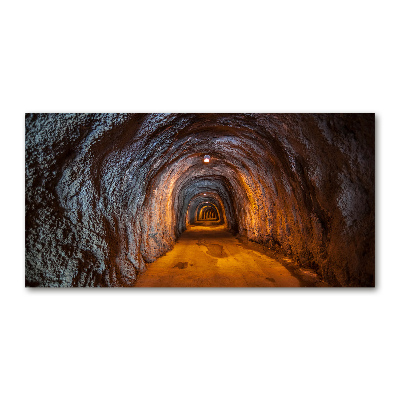 Foto obraz sklo tvrzené podzemné tunel