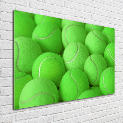 Fotoobraz na skle tenisové loptičky
