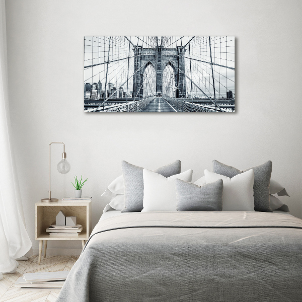 Foto obraz sklo tvrzené Brooklynský most