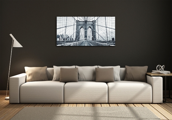 Foto obraz sklo tvrzené Brooklynský most