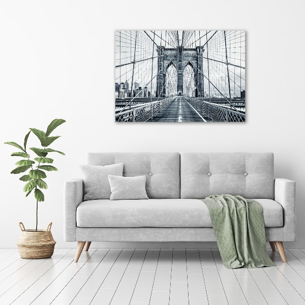 Foto obraz sklo tvrzené Brooklynský most