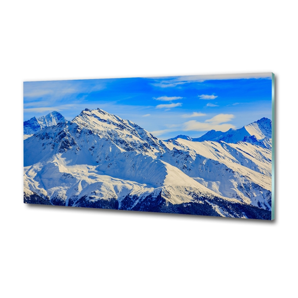 Moderný foto obraz na stenu Alpy zima