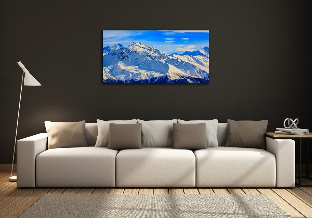 Moderný foto obraz na stenu Alpy zima