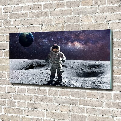 Foto obraz sklo tvrzené kozmonaut