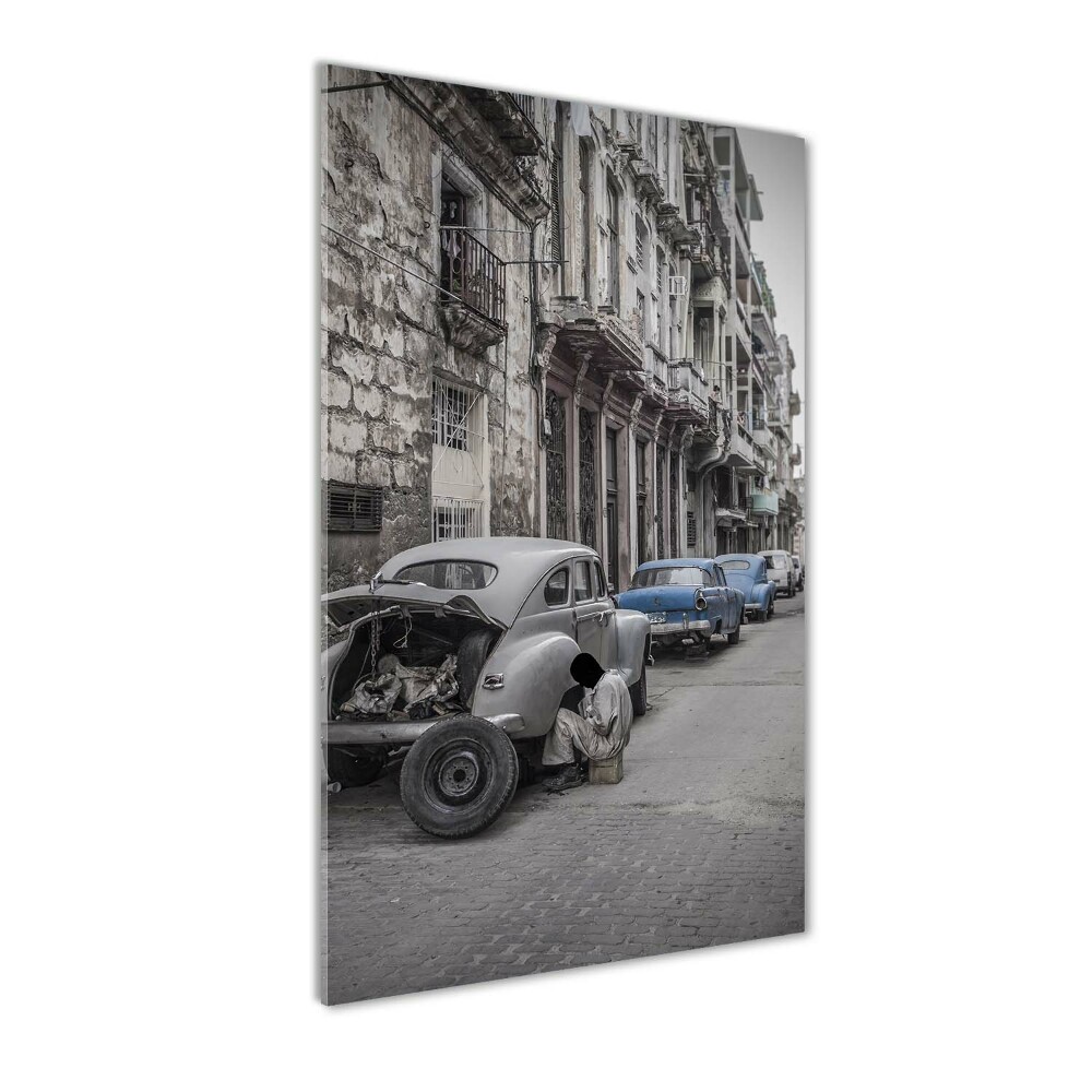Vertikálny foto obraz sklenený Havana