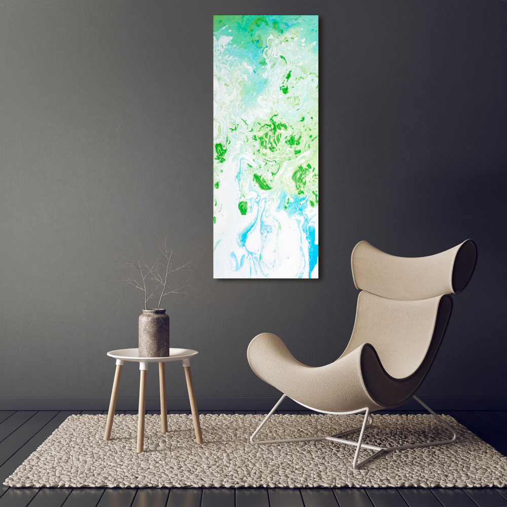 Vertikálny foto obraz sklo tvrdené Abstrakcie palmy