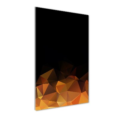 Vertikálny foto obraz sklenený Abstrakcie trojuholníky