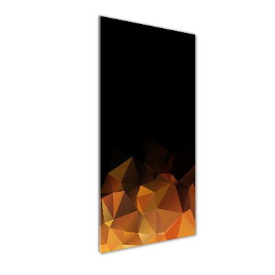 Vertikálny foto obraz sklenený Abstrakcie trojuholníky