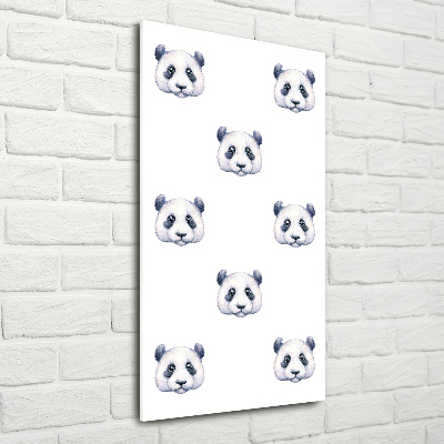 Vertikálny foto obraz sklenený Pandy