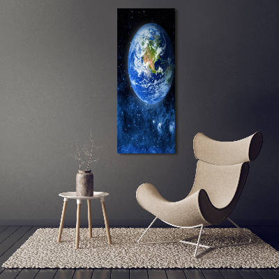 Vertikálny foto obraz sklenený Zemeguľa