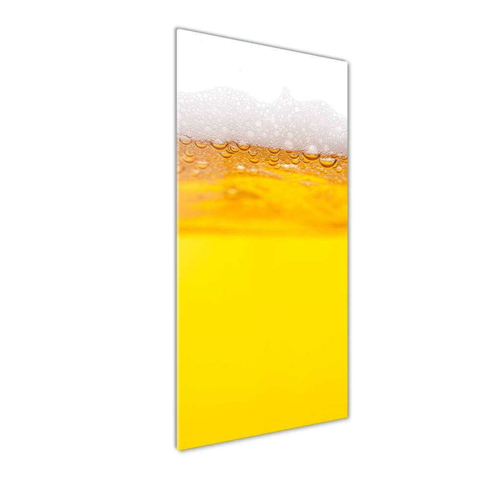 Vertikálny fotoobraz na skle Pivo