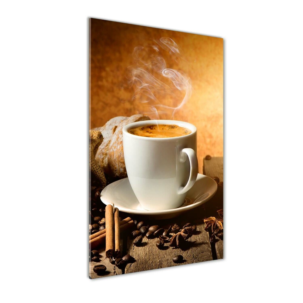 Vertikálny foto obraz fotografie na skle Hrnček kávy