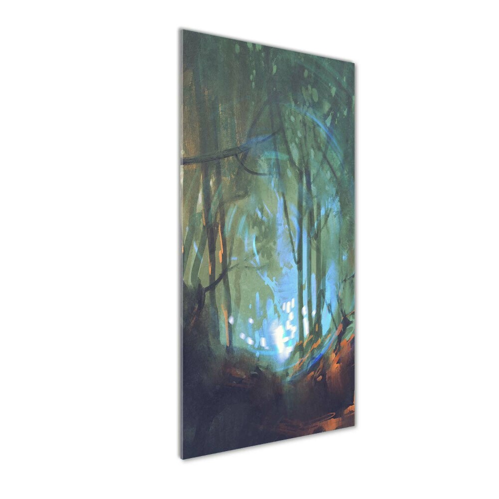 Vertikálny fotoobraz na skle Mýtický les