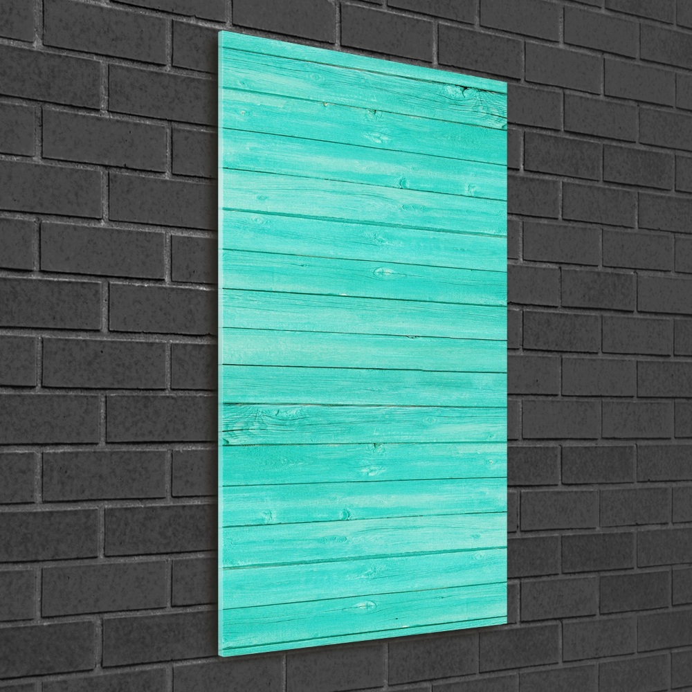 Vertikálny foto obraz sklenený Zelené dosky