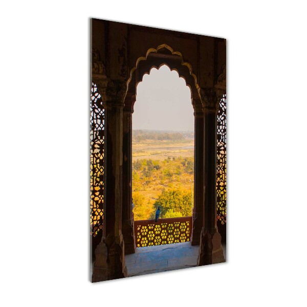 Vertikálny foto obraz fotografie na skle Fort Agra India