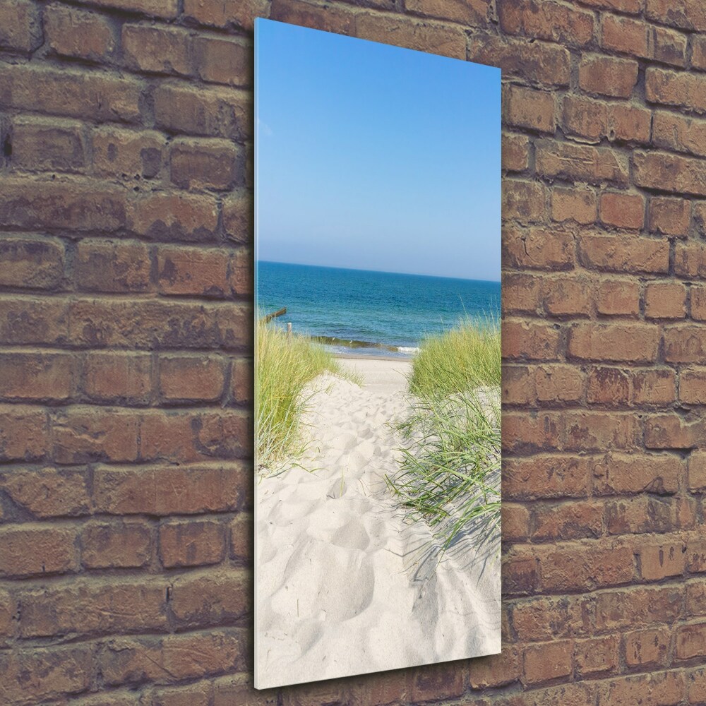 Vertikálny foto obraz sklo tvrdené Morské duny