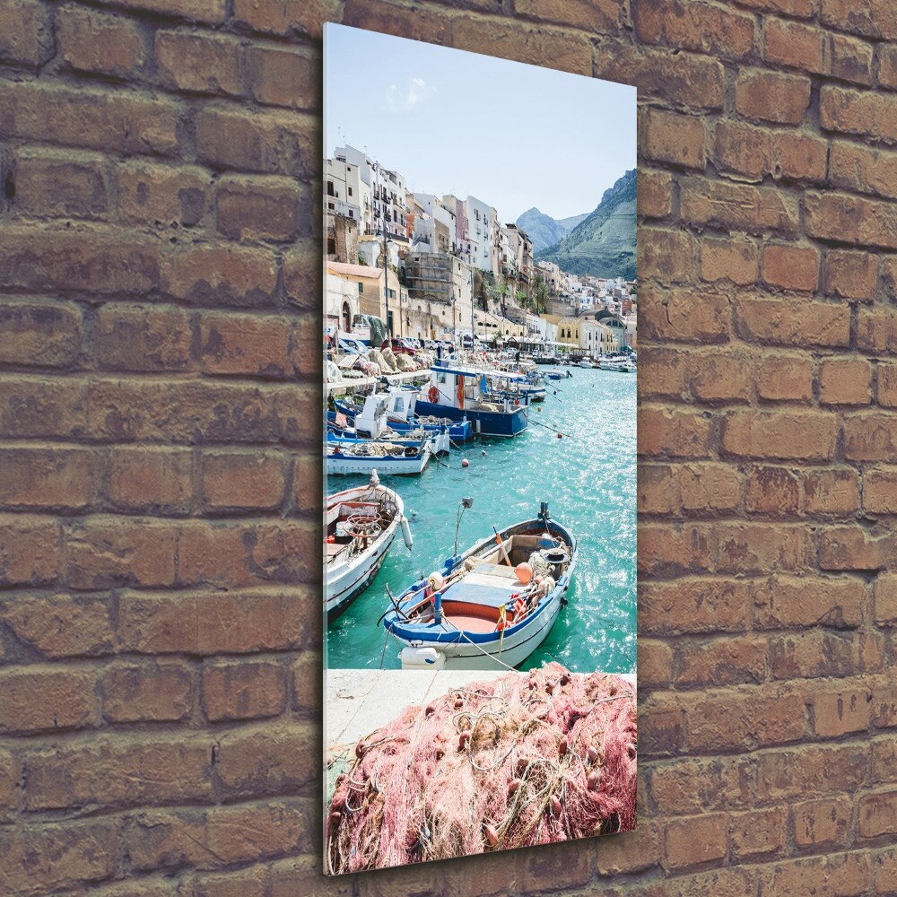 Vertikálny fotoobraz na skle Sicília