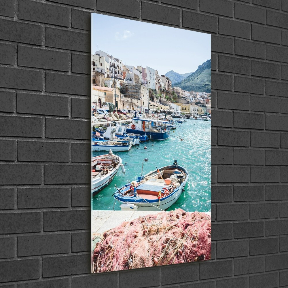 Vertikálny fotoobraz na skle Sicília