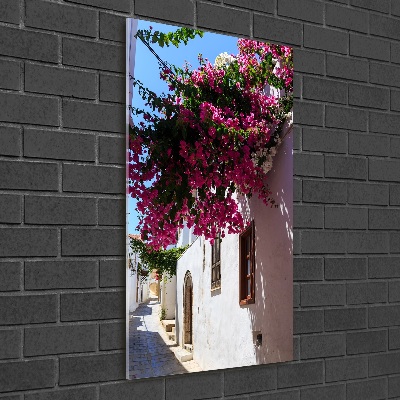 Vertikálny foto obraz sklenený Rhodos Grécko