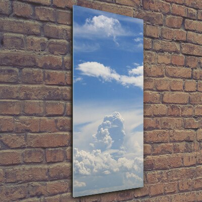 Vertikálny fotoobraz na skle Mraky na nebi