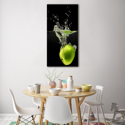 Vertikálny foto obraz sklo tvrdené Zelená jablká
