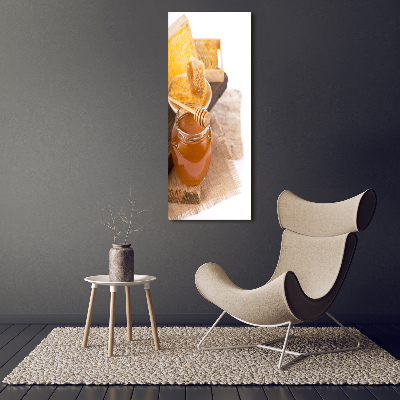 Vertikálny foto obraz fotografie na skle Plátky medu