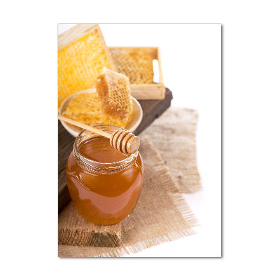 Vertikálny foto obraz fotografie na skle Plátky medu