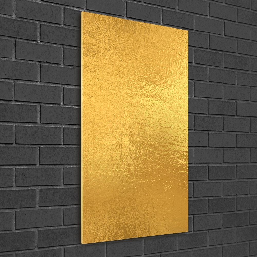 Vertikálny foto obraz sklenený Zlatá fólia pozadia