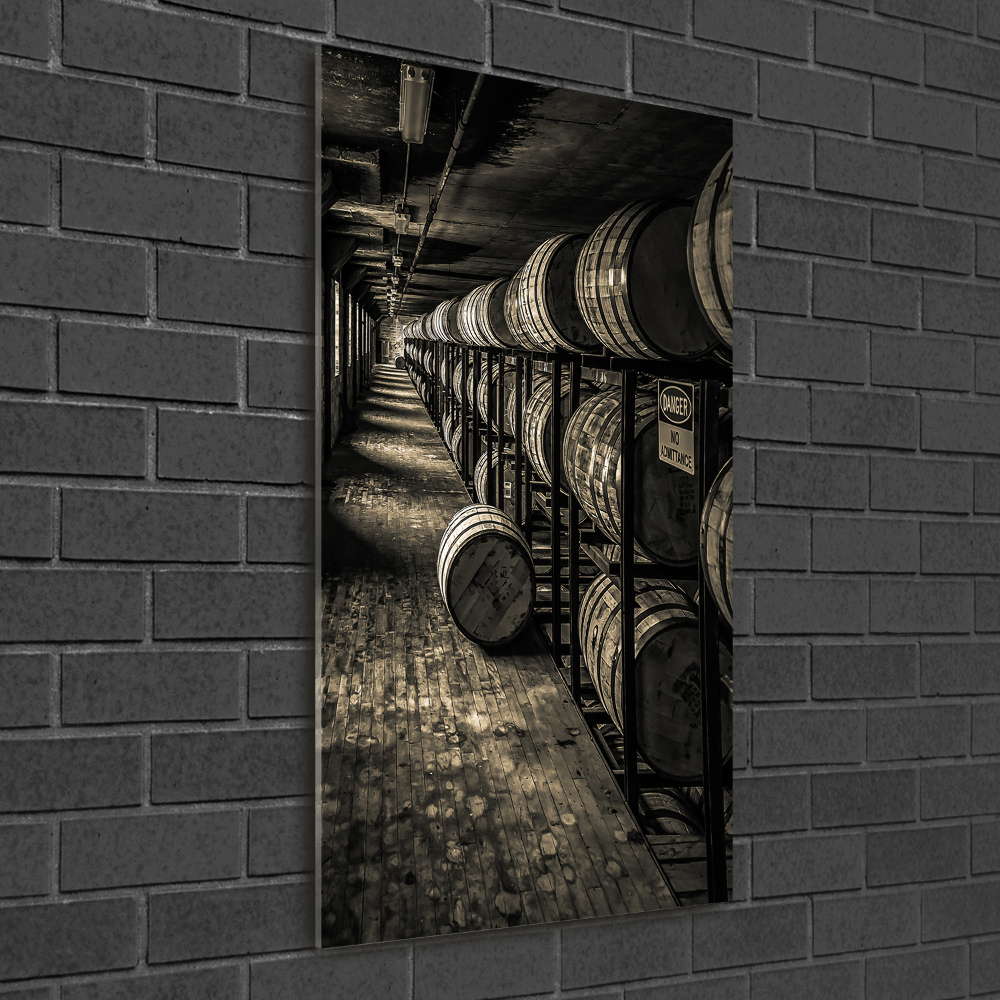 Vertikálny fotoobraz na skle Beck bourbonu