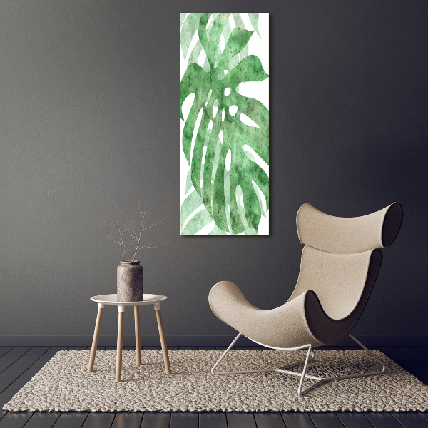 Vertikálny foto obraz sklenený Monstera