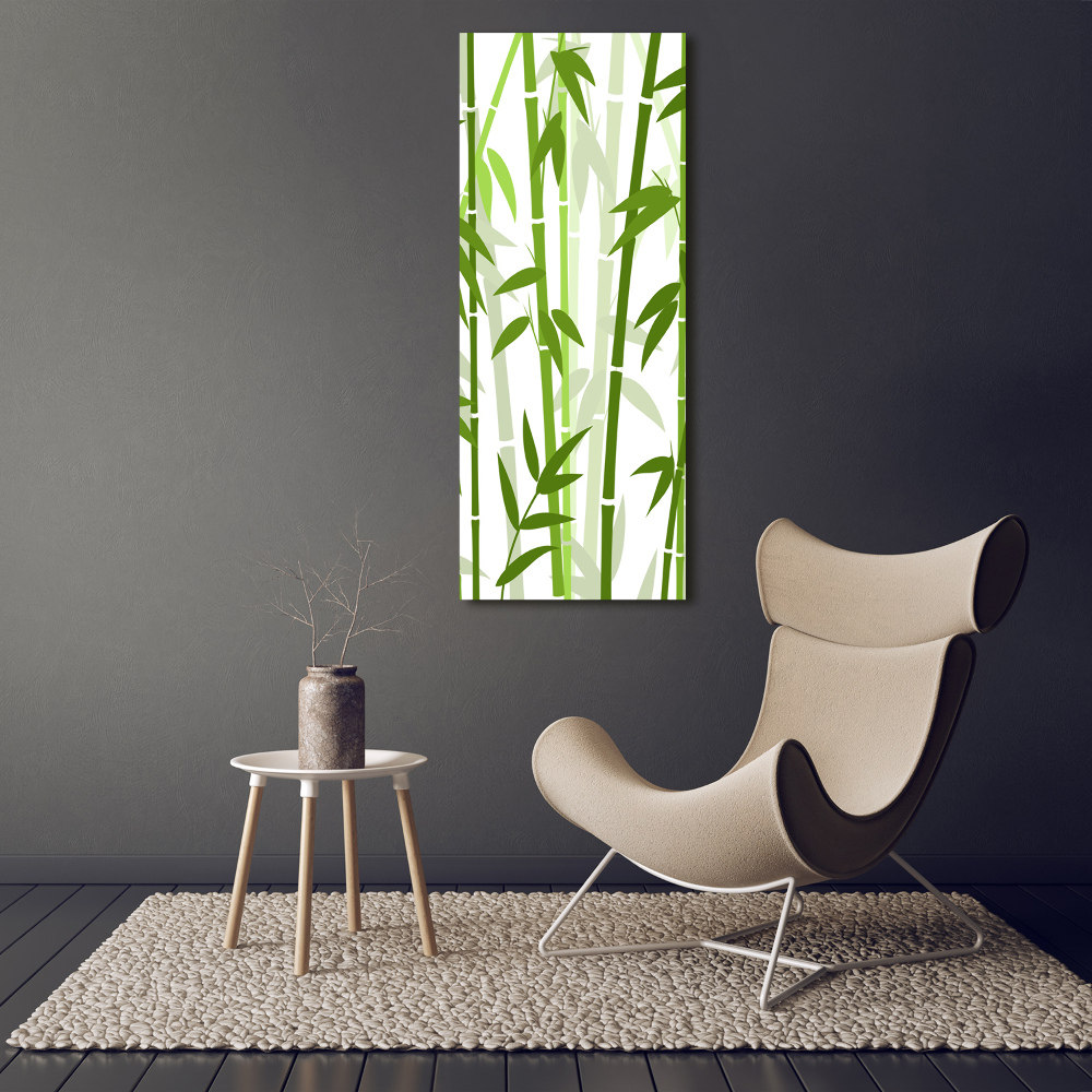 Vertikálny foto obraz sklenený Bambus