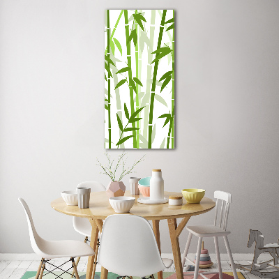 Vertikálny foto obraz sklenený Bambus