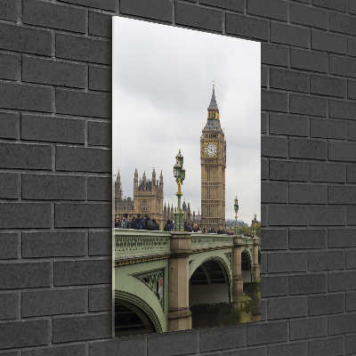 Vertikálny foto obraz sklenený Big Ben Londýn