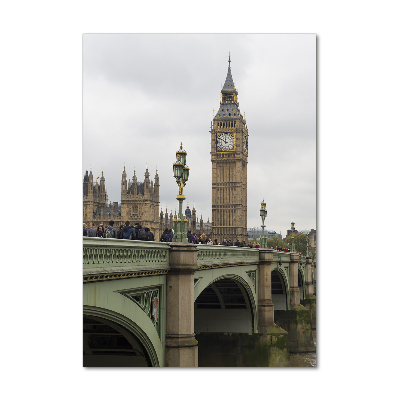 Vertikálny foto obraz sklenený Big Ben Londýn