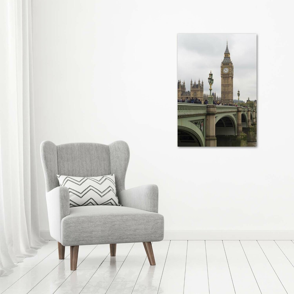 Vertikálny foto obraz sklenený Big Ben Londýn