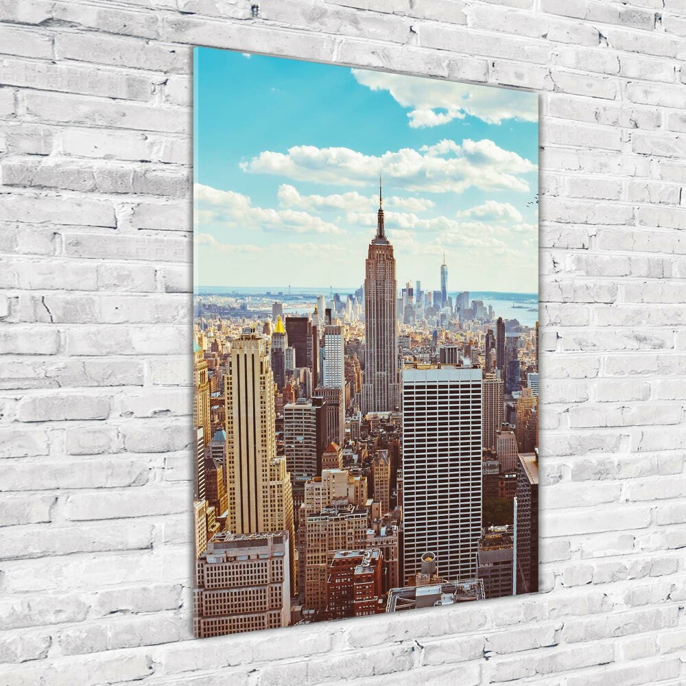 Vertikálny foto obraz sklenený New York
