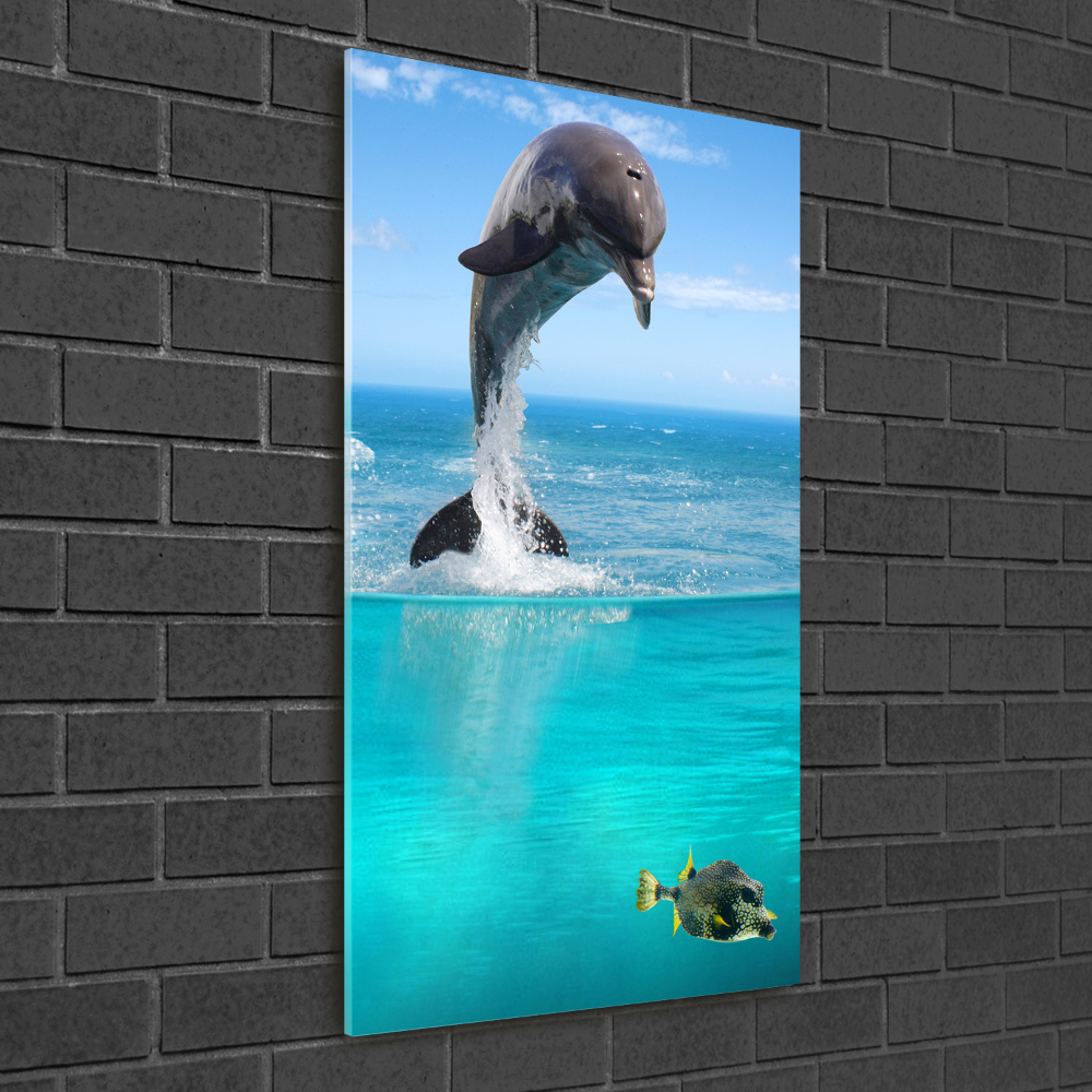 Vertikálny foto obraz sklo tvrdené Podvodný svet