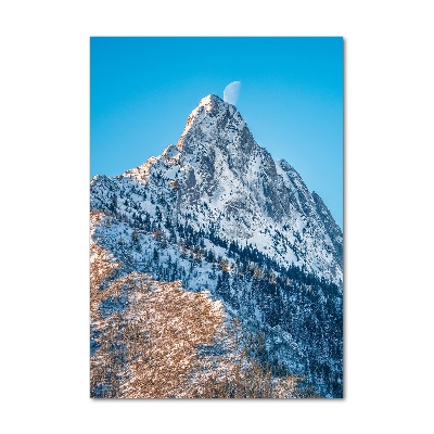 Vertikálny foto obraz sklenený Giewont Tatry