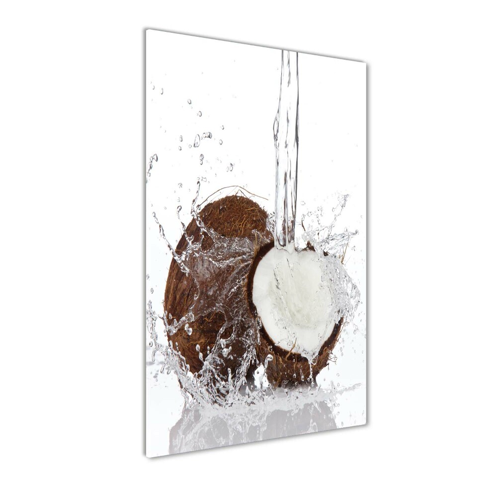 Vertikálny foto obraz sklenený Kokos