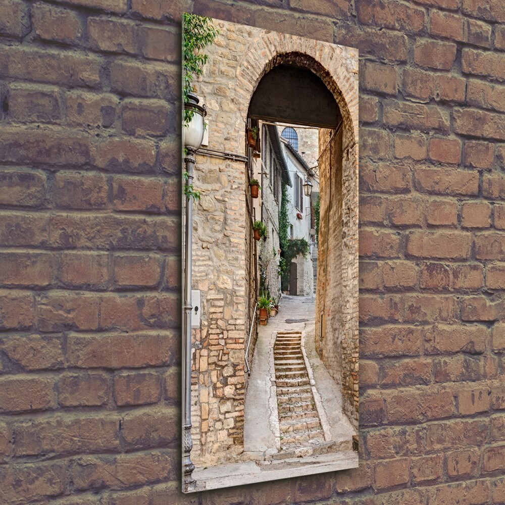 Vertikálny foto obraz fotografie na skle Talianske uličky