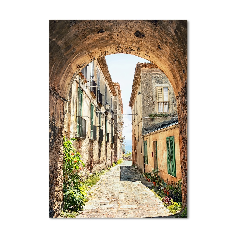 Vertikálny foto obraz sklenený Talianske uličky