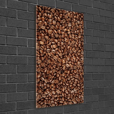 Vertikálny foto obraz sklo tvrdené Zrnká kávy