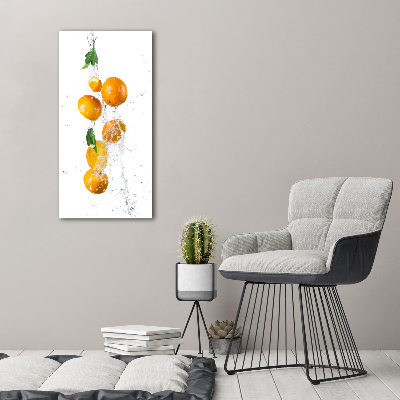 Vertikálny foto obraz sklenený Pomaranče