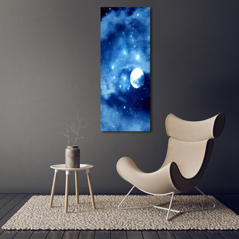 Vertikálny foto obraz sklo tvrdené Mesiac v splne